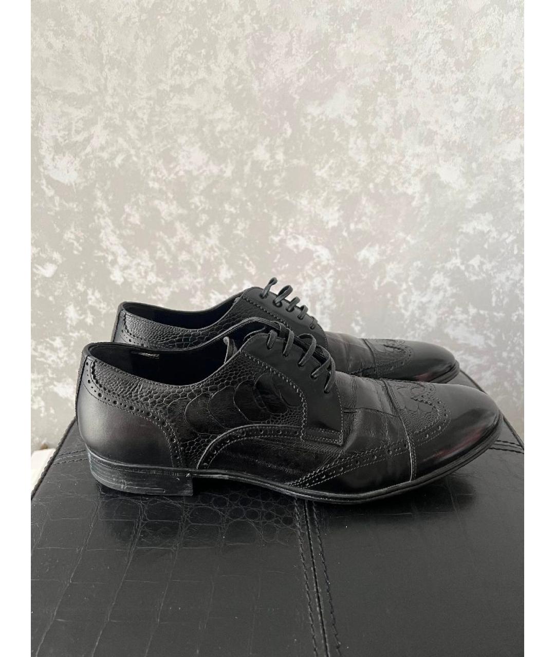 DOLCE&GABBANA Черные туфли, фото 10