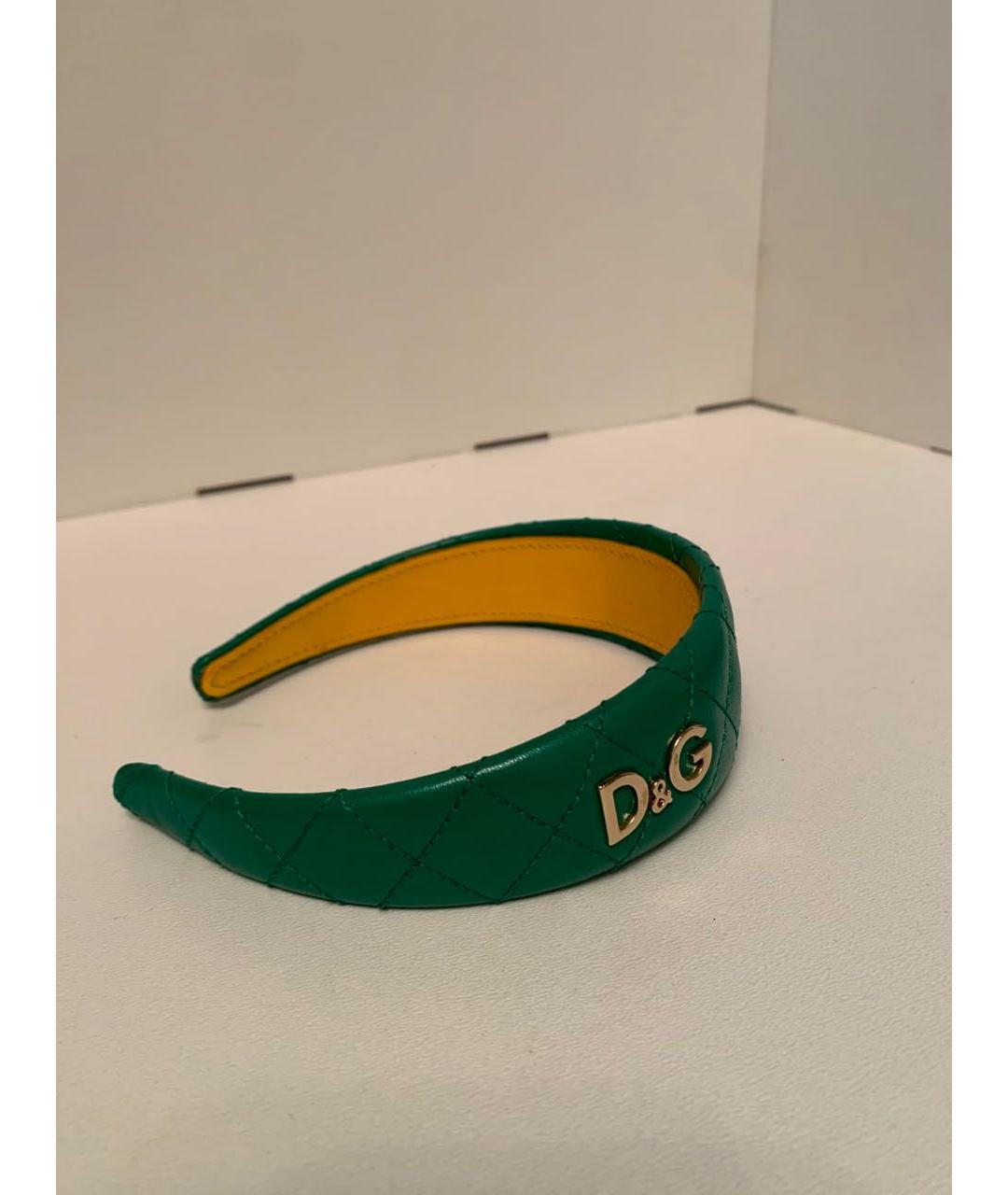 DOLCE&GABBANA Зеленая диадема, фото 2
