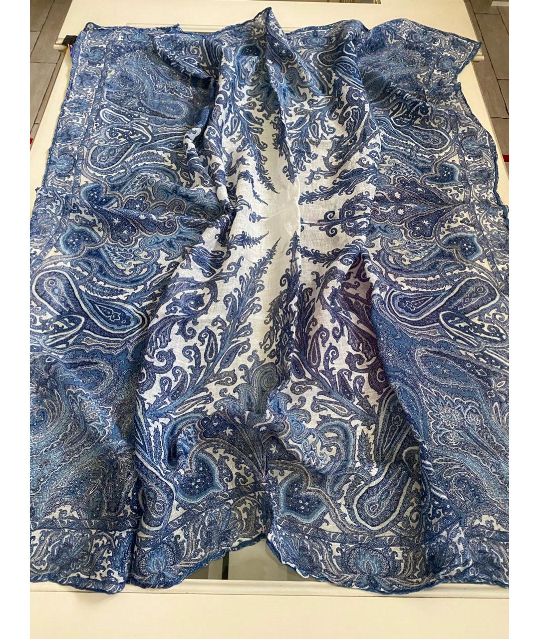 ETRO Мульти льняной платок, фото 7