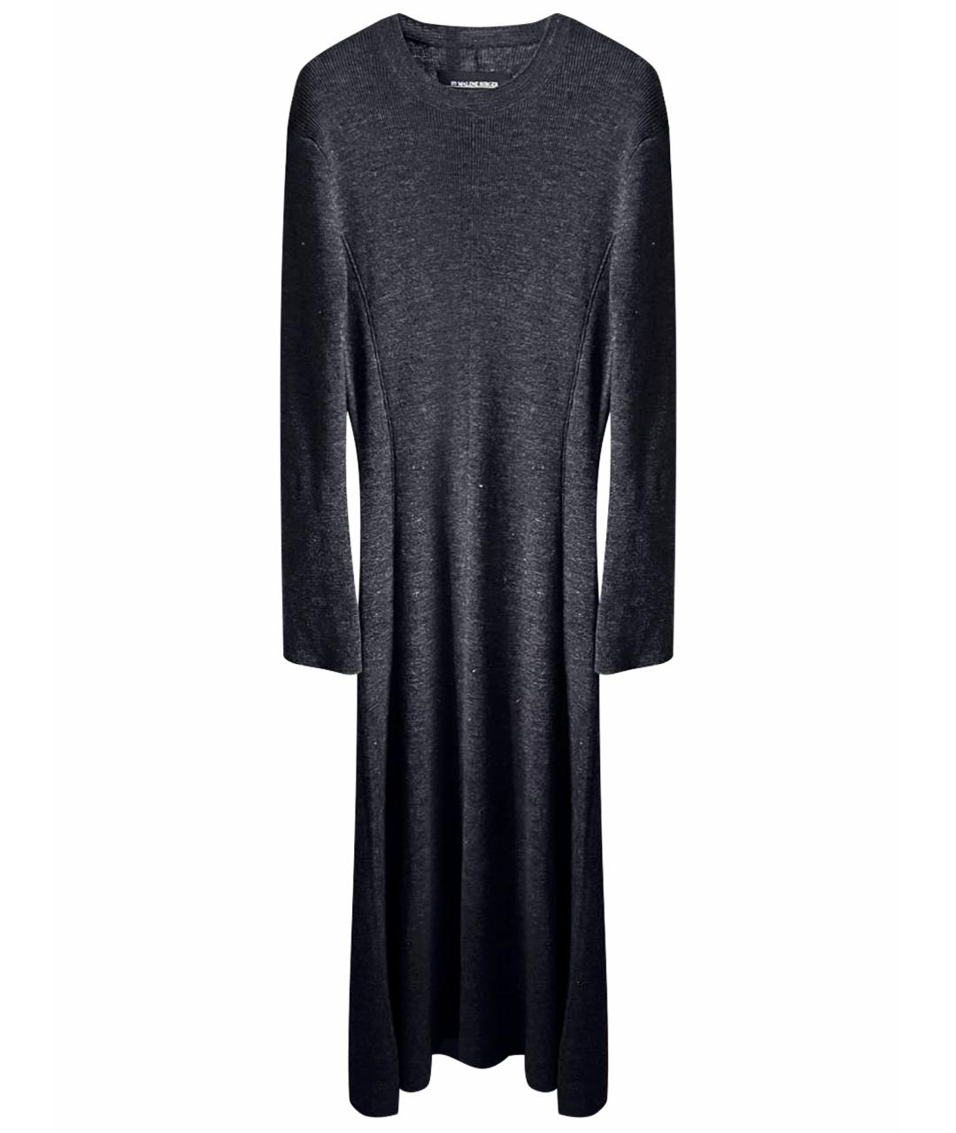 BY MALENE BIRGER Антрацитовое шерстяное повседневное платье, фото 1