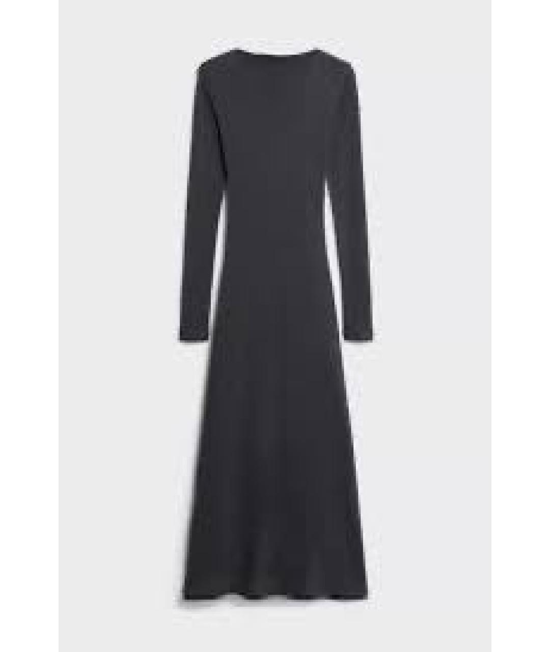 BY MALENE BIRGER Антрацитовое шерстяное повседневное платье, фото 2
