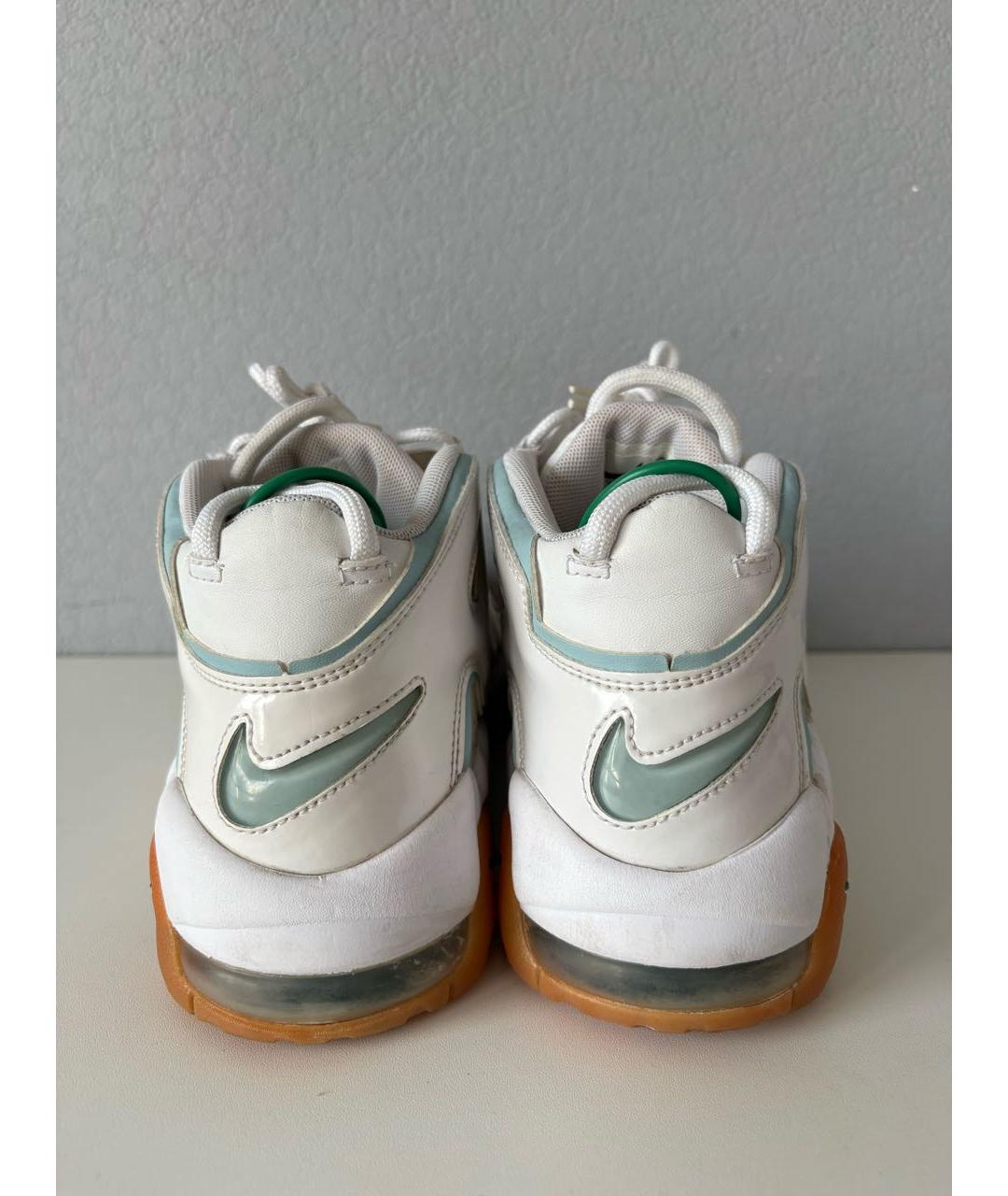 NIKE Белые кожаные высокие кроссовки / кеды, фото 6