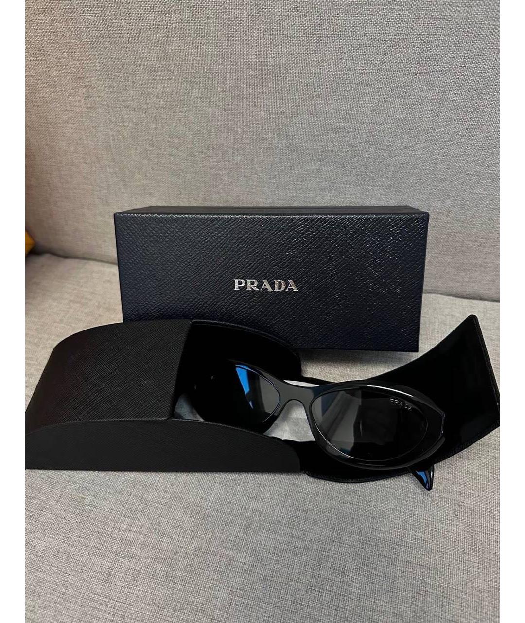 PRADA Черные солнцезащитные очки, фото 4