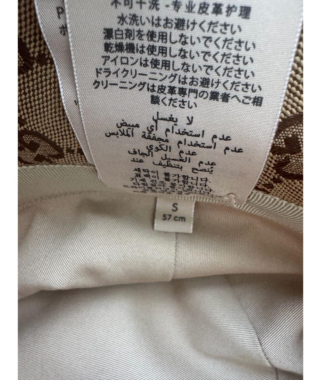 GUCCI Коричневая панама, фото 4
