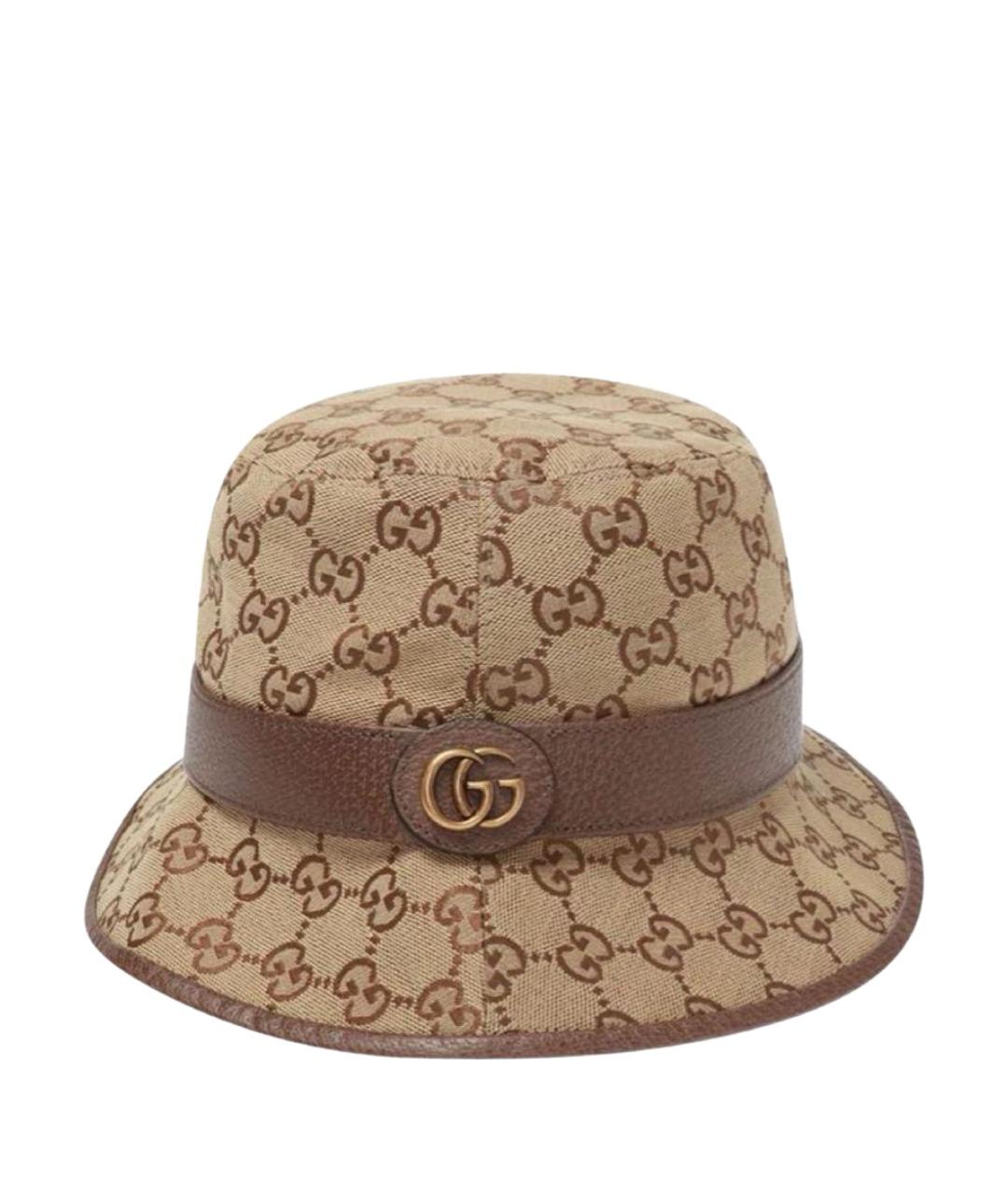 GUCCI Коричневая панама, фото 1