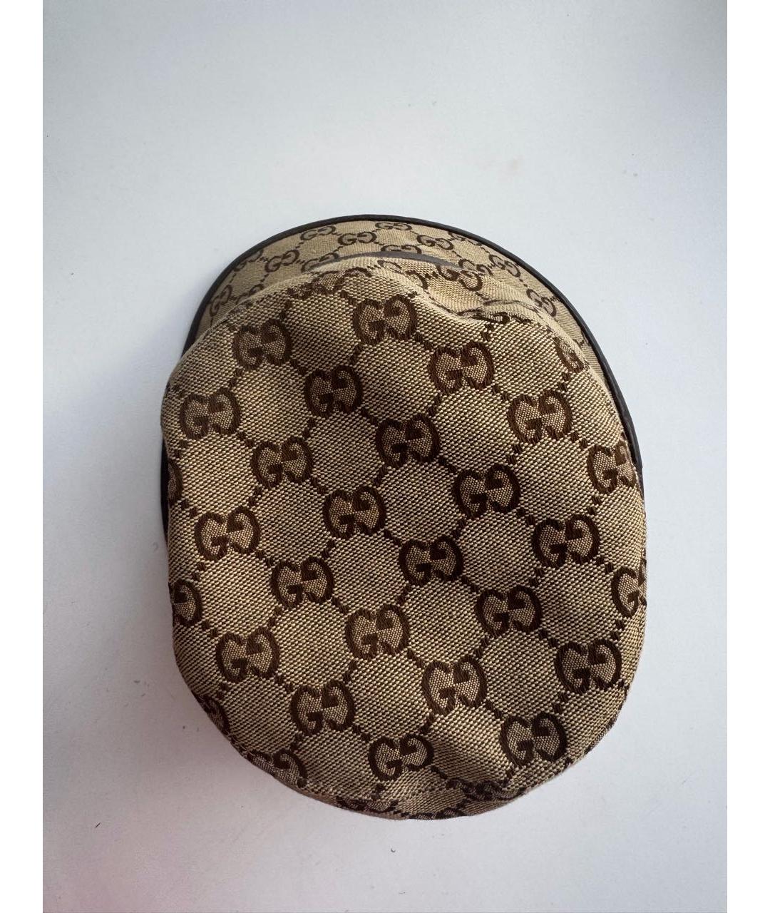 GUCCI Коричневая панама, фото 3