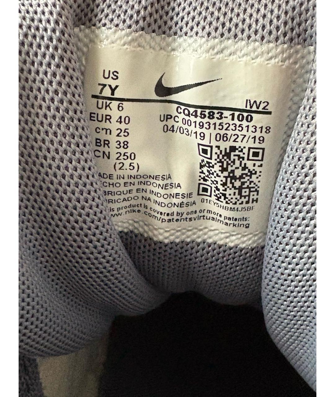 NIKE Белые кожаные высокие кроссовки / кеды, фото 8