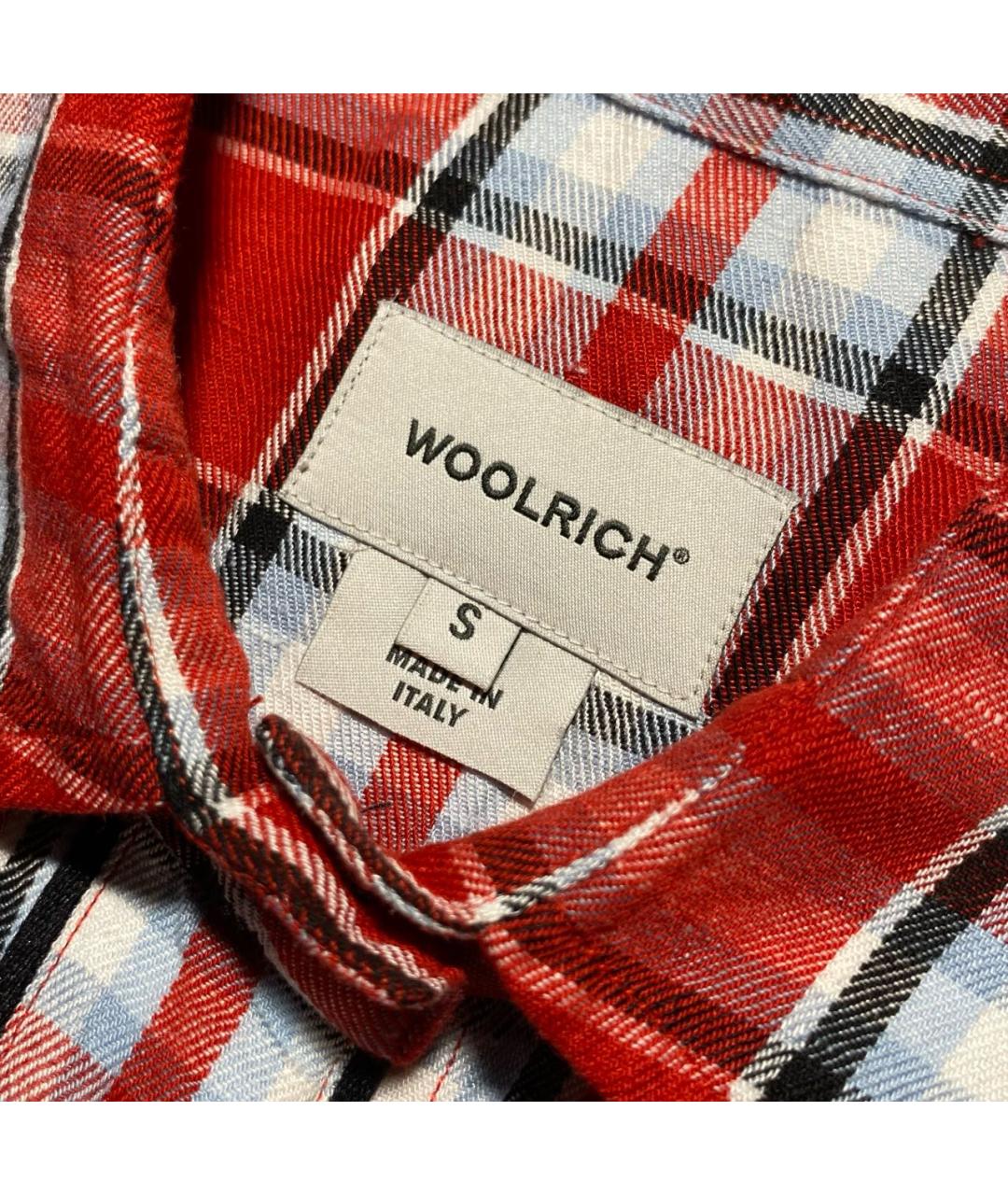 WOOLRICH Красная льняная рубашка, фото 4