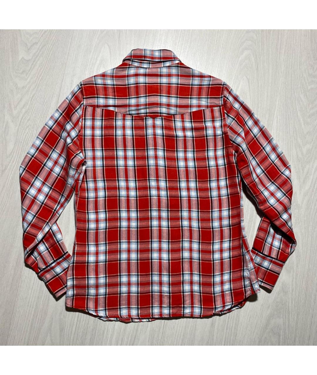WOOLRICH Красная льняная рубашка, фото 7