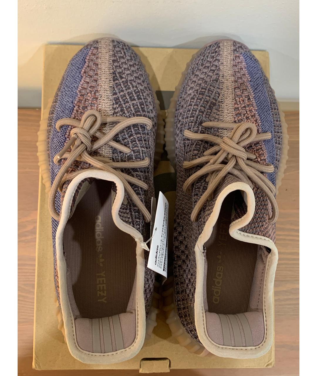 ADIDAS YEEZY Мульти текстильные низкие кроссовки / кеды, фото 3