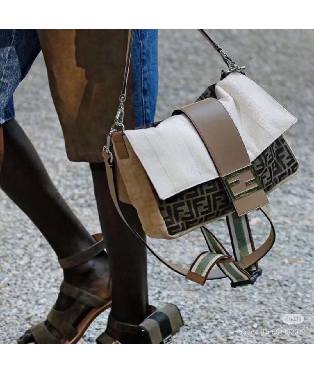 FENDI Мульти жаккардовая сумка через плечо, фото 2