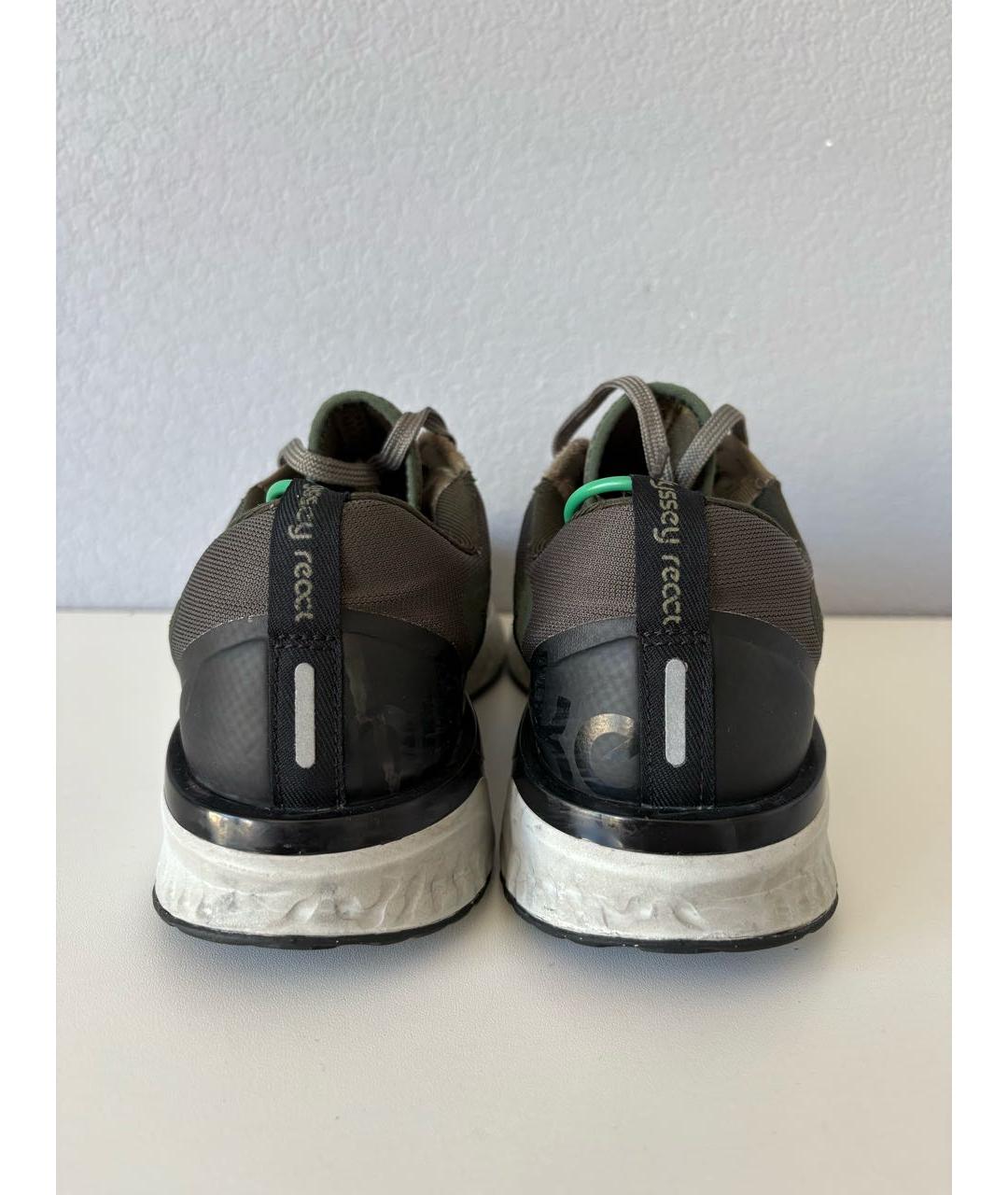 NIKE Хаки текстильные низкие кроссовки / кеды, фото 4