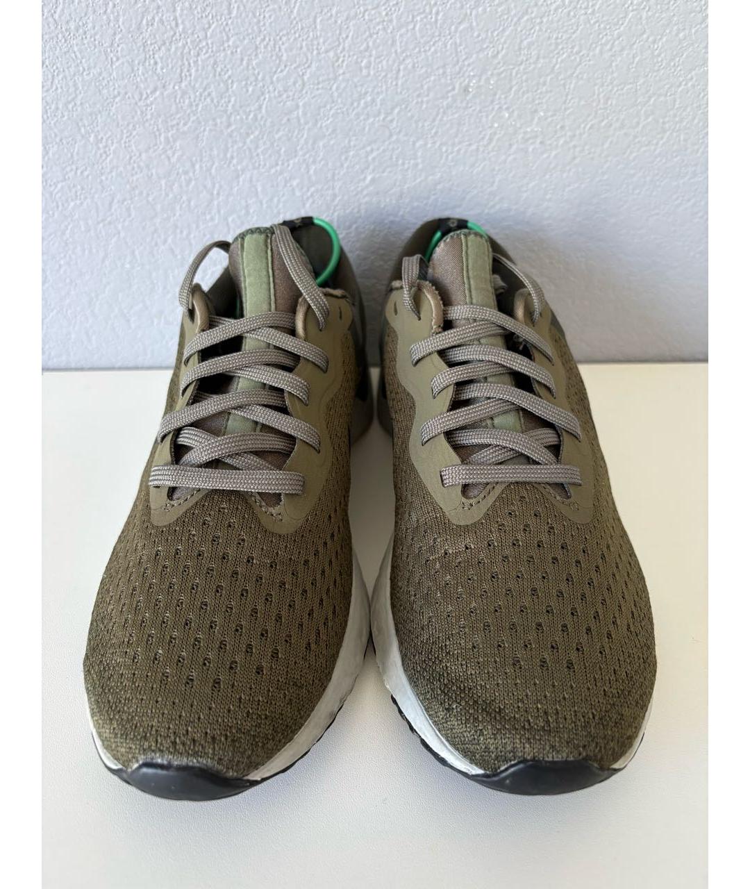 NIKE Хаки текстильные низкие кроссовки / кеды, фото 3