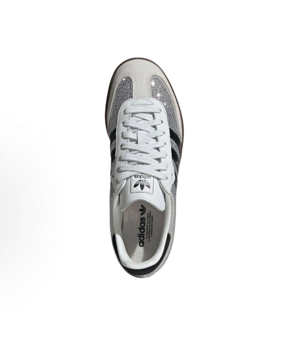 ADIDAS Белые кожаные кроссовки, фото 7