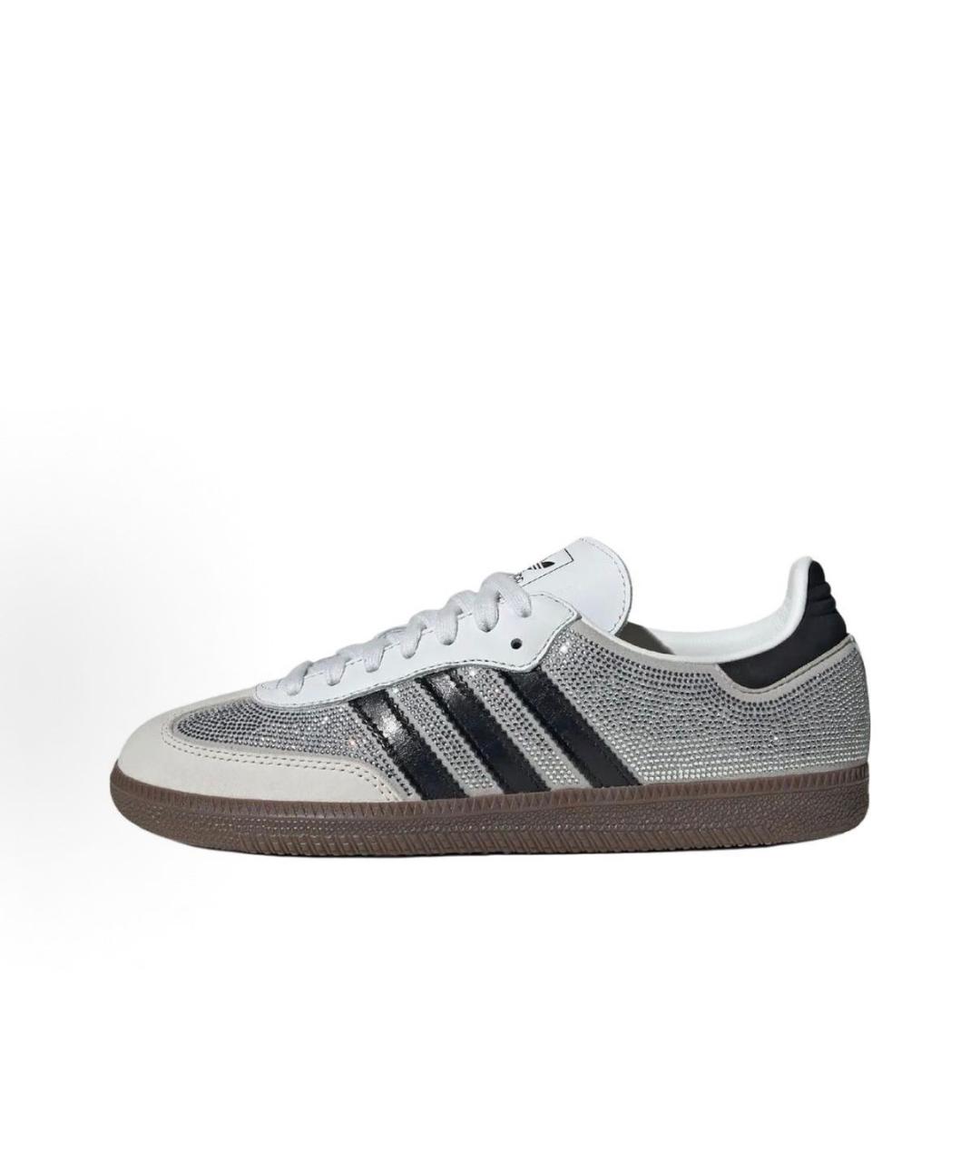 ADIDAS Белые кожаные кроссовки, фото 2