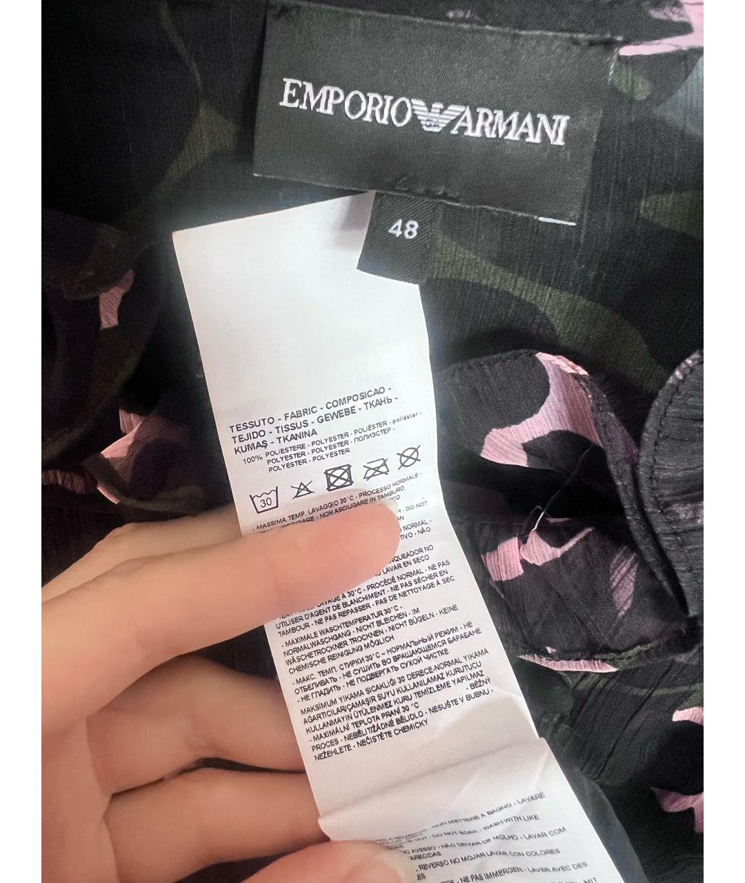 EMPORIO ARMANI Черная блузы, фото 3