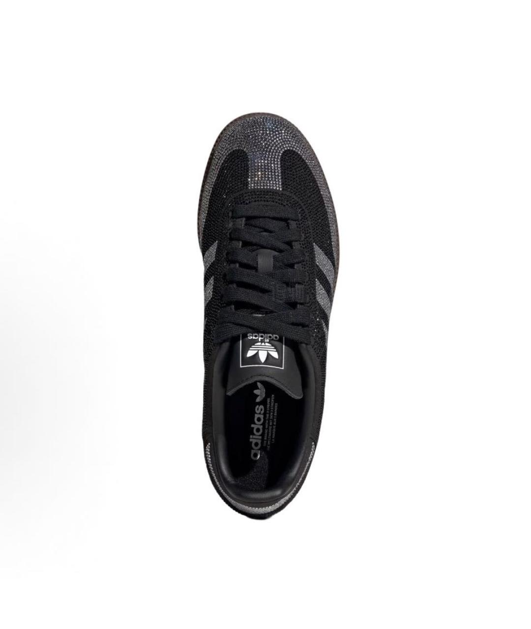 ADIDAS Черные кожаные кроссовки, фото 8