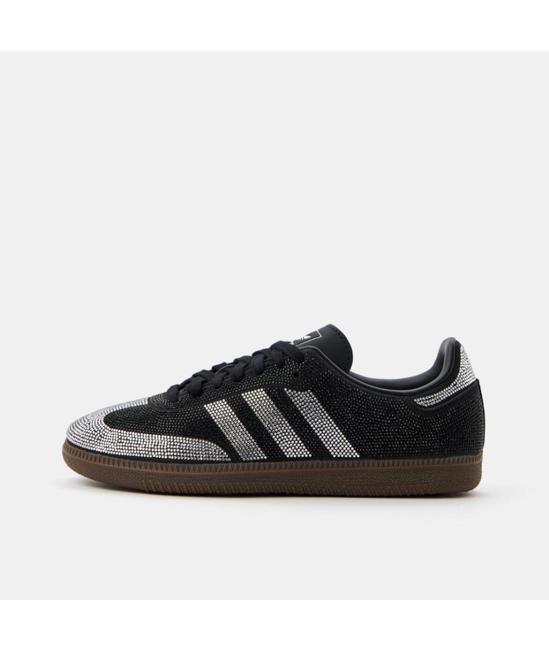 ADIDAS Черные кожаные кроссовки, фото 9