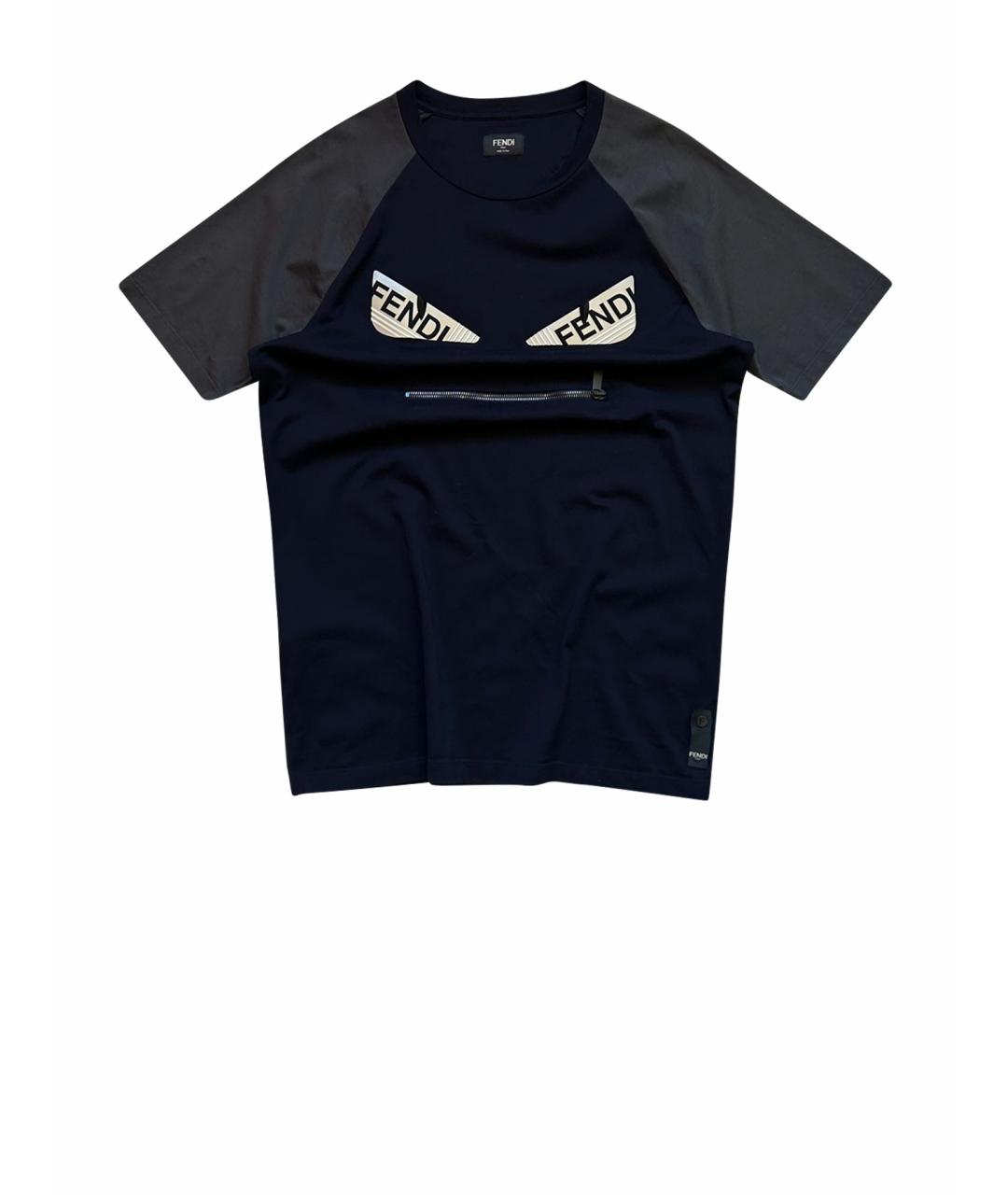 FENDI Мульти хлопковая майка, фото 1