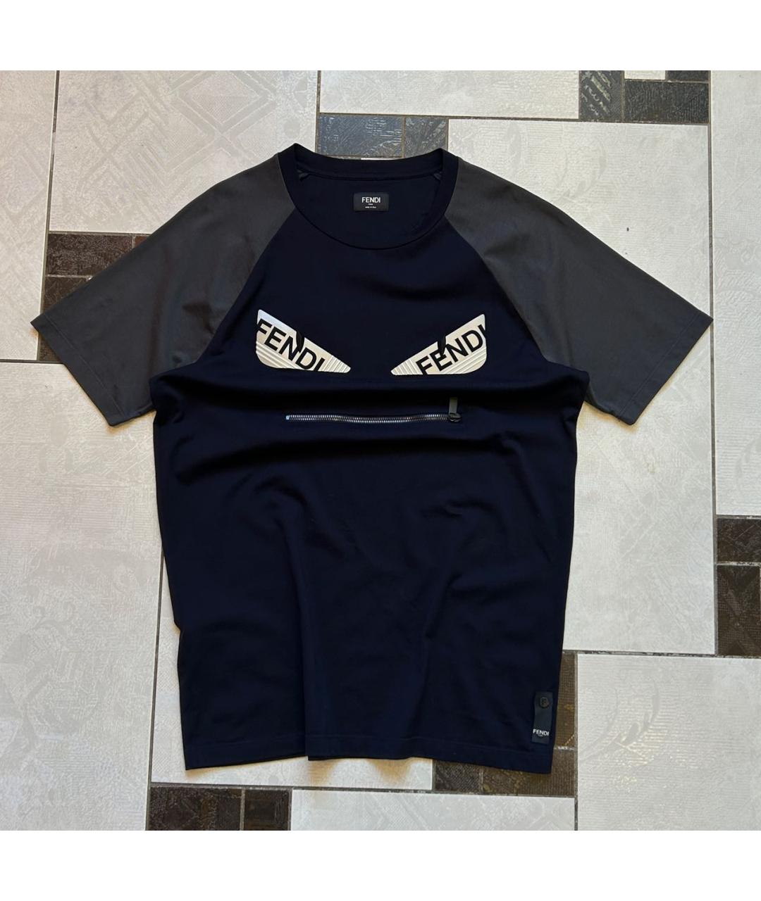 FENDI Мульти хлопковая майка, фото 6