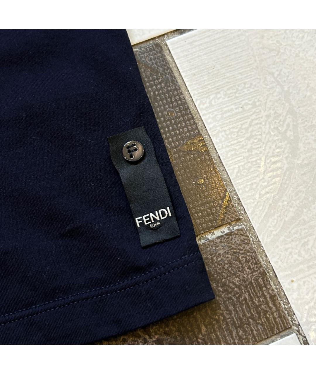 FENDI Мульти хлопковая майка, фото 2