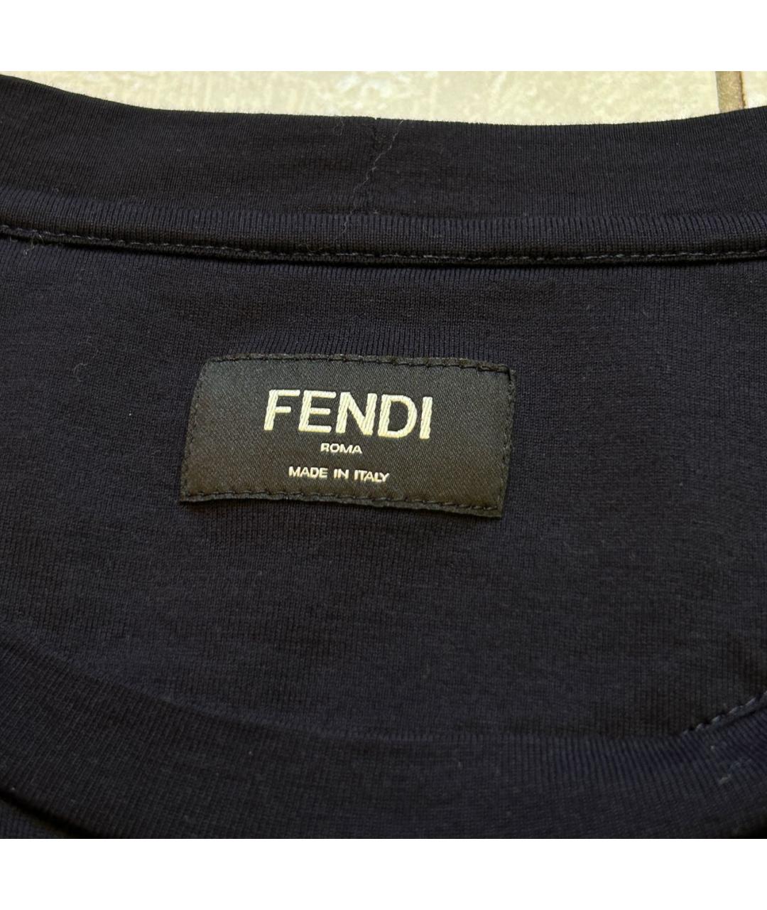FENDI Мульти хлопковая майка, фото 3