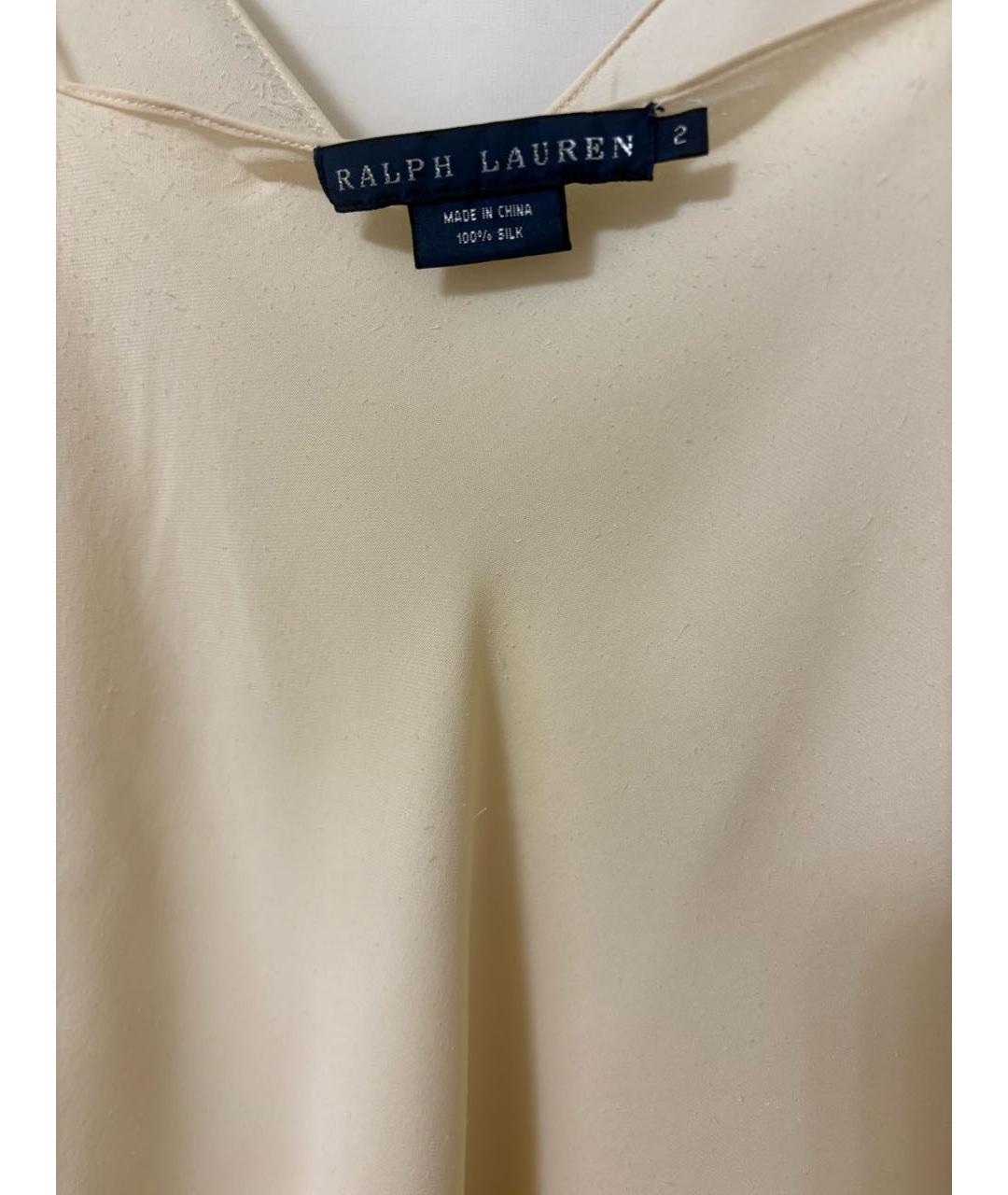 RALPH LAUREN Антрацитовое шелковое повседневное платье, фото 8