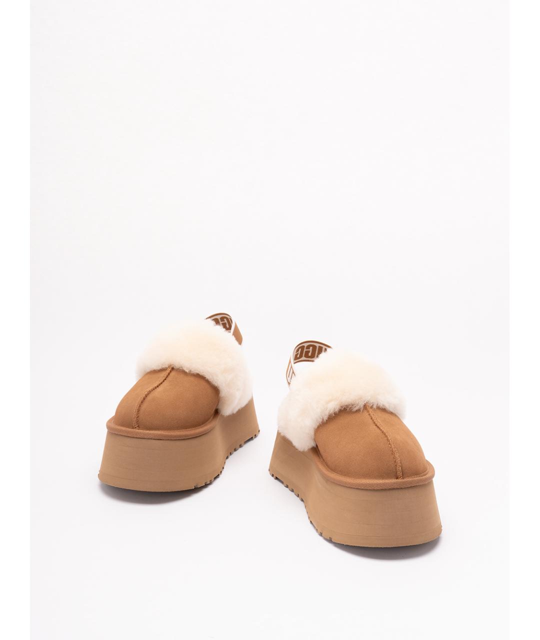 UGG Коричневые кожаные сабо, фото 2