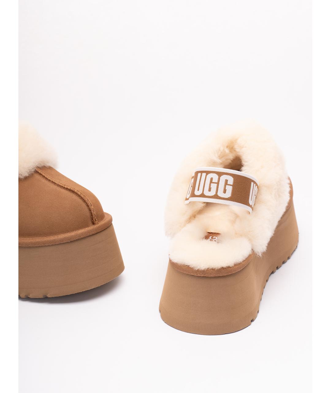 UGG Коричневые кожаные сабо, фото 5
