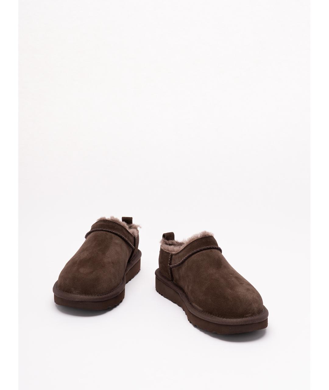UGG Коричневые кожаные ботинки, фото 2
