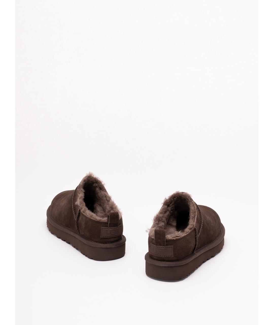 UGG Коричневые кожаные ботинки, фото 3