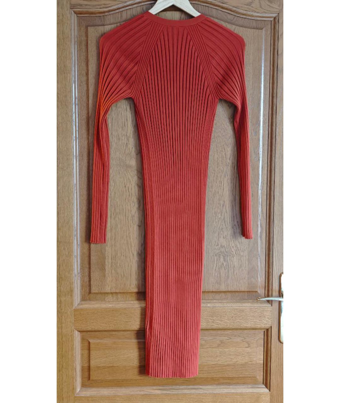 DION LEE Оранжевый шерстяной кардиган, фото 3