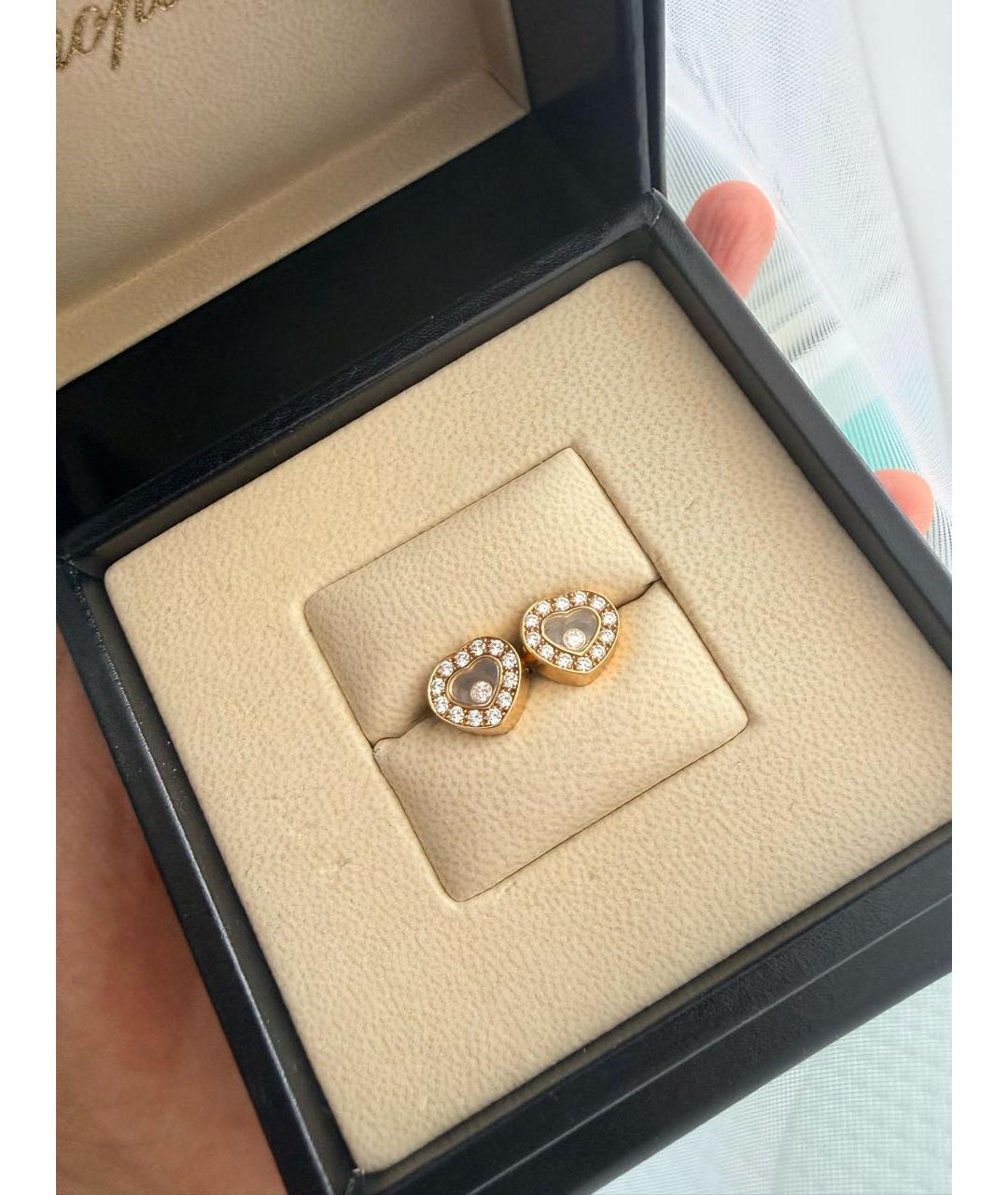 CHOPARD Золотые серьги из желтого золота, фото 6