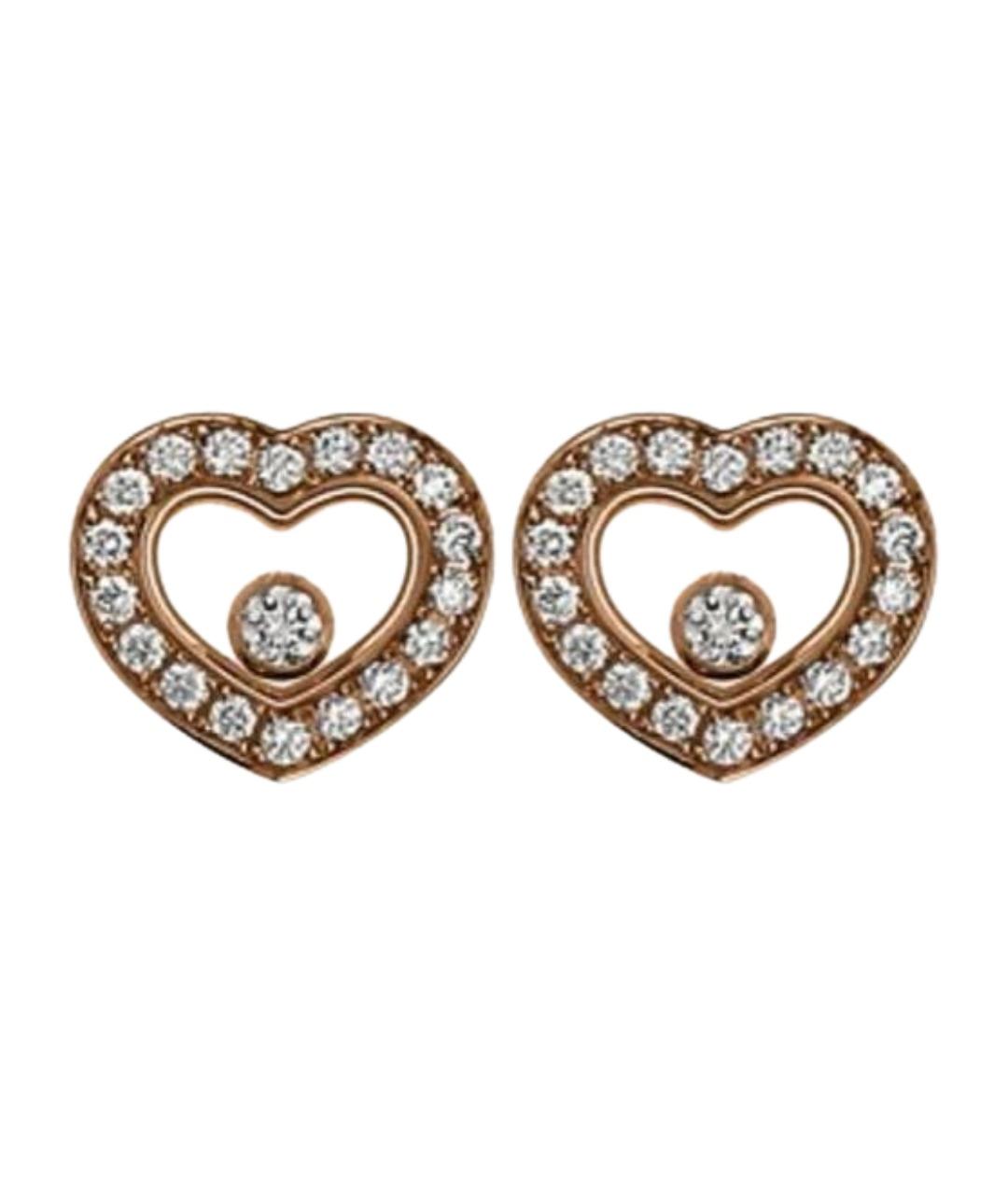 CHOPARD Золотые серьги из желтого золота, фото 1