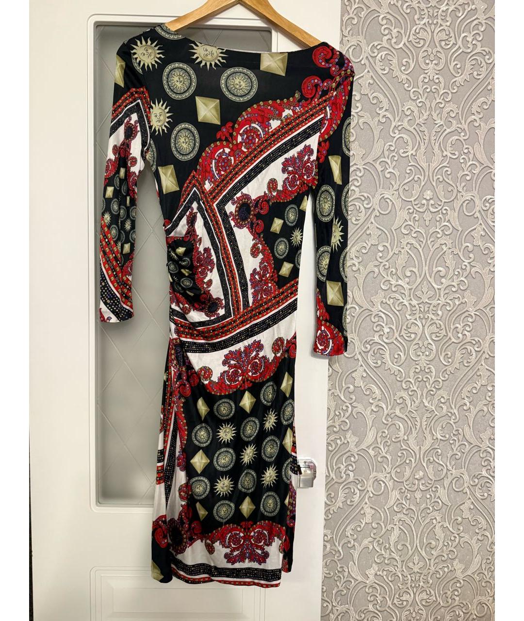 VERSACE COLLECTION Мульти вискозное повседневное платье, фото 2
