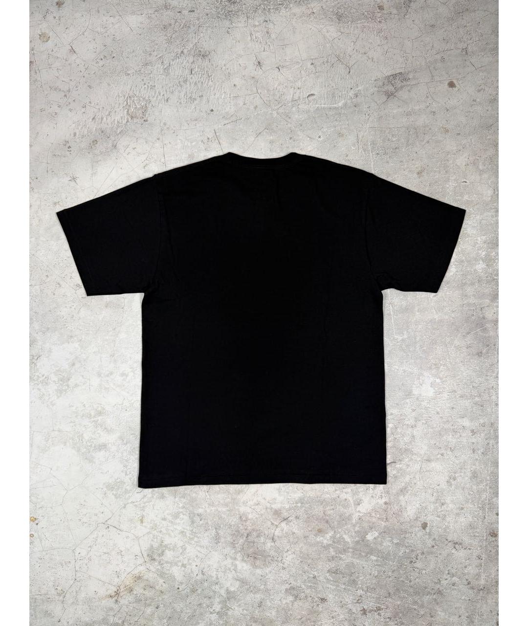 A BATHING APE Черная хлопковая футболка, фото 5