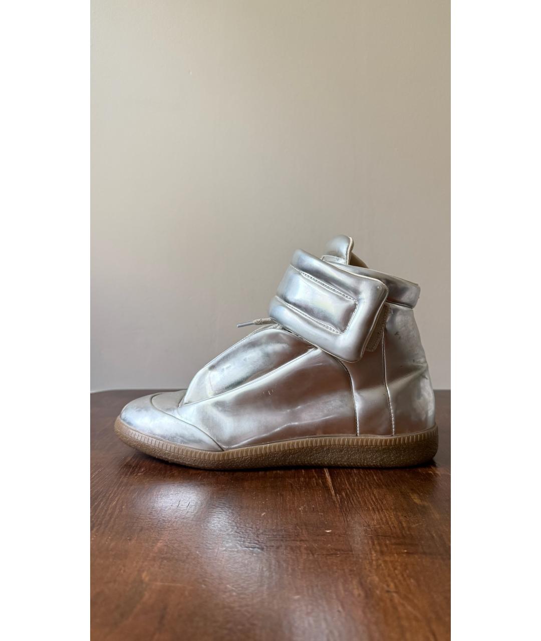 MAISON MARGIELA Серебряные кроссовки, фото 10