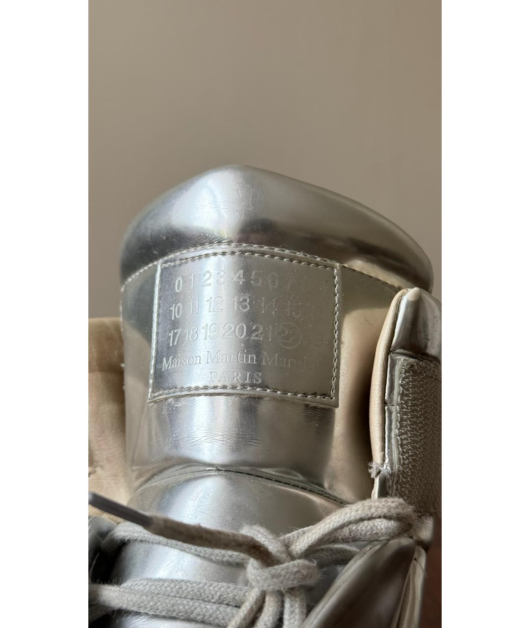 MAISON MARGIELA Серебряные кроссовки, фото 8