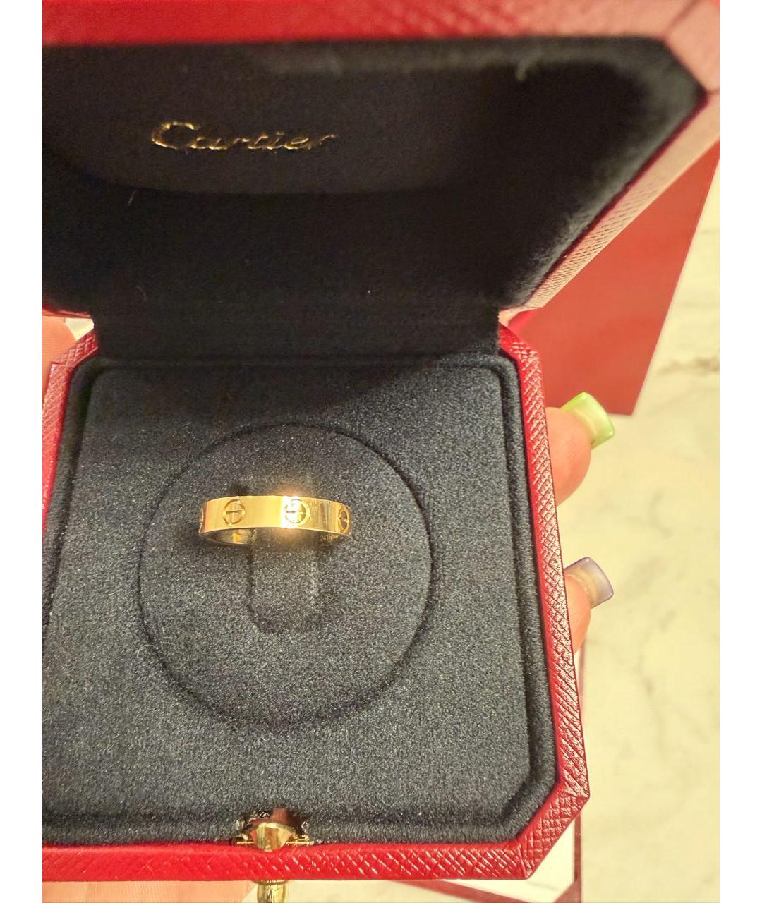 CARTIER Желтое кольцо из желтого золота, фото 2