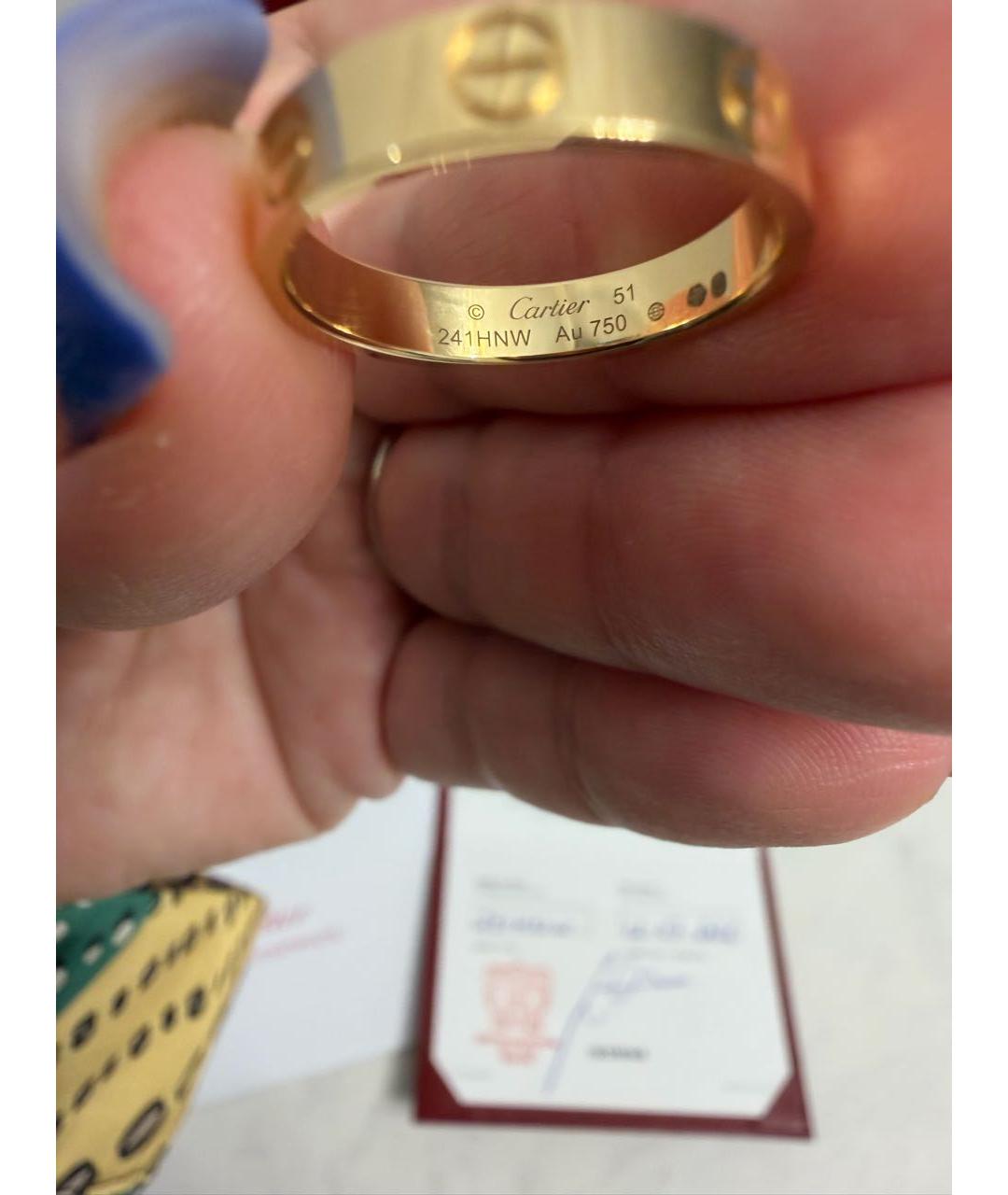 CARTIER Желтое кольцо из желтого золота, фото 3