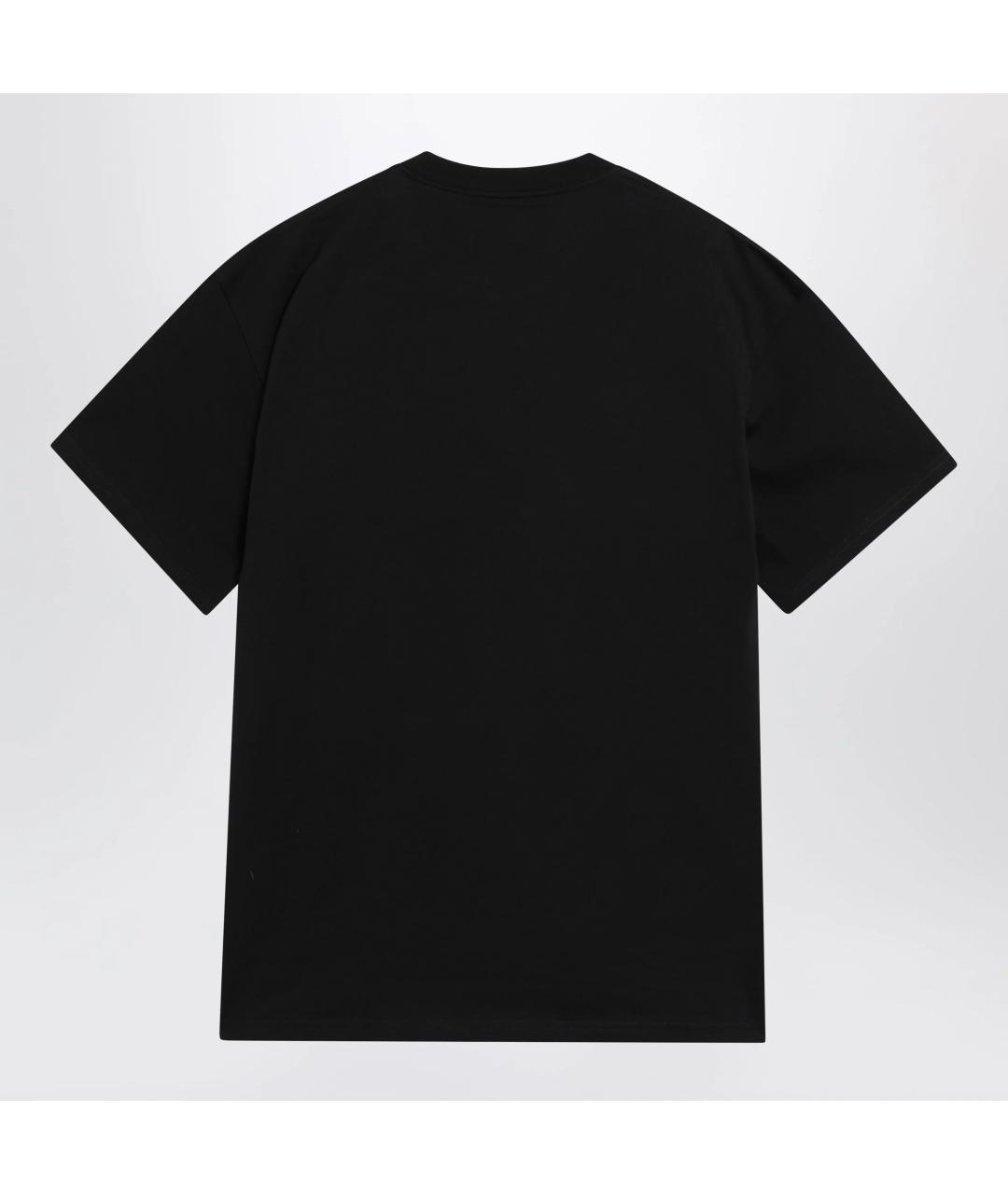 CARHARTT WIP Черная хлопковая футболка, фото 2