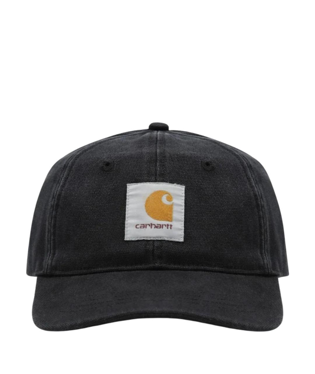 CARHARTT WIP Черная хлопковая кепка/бейсболка, фото 1