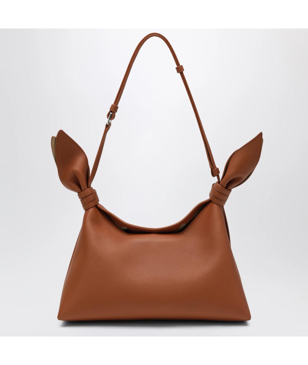 LOEWE Коричневая кожаная сумка через плечо, фото 2