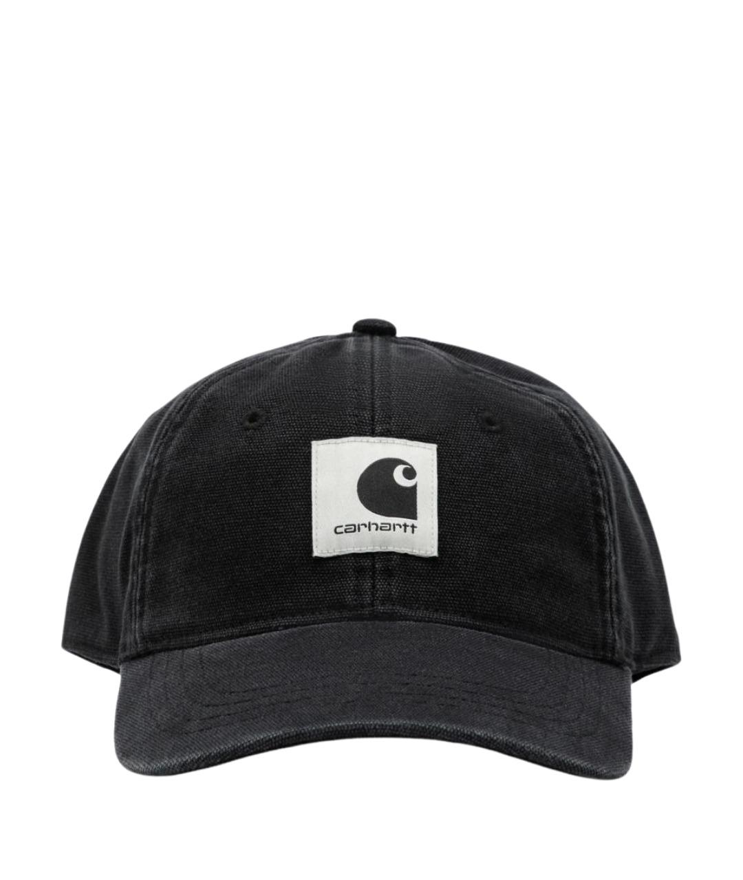 CARHARTT WIP Черная хлопковая кепка/бейсболка, фото 1