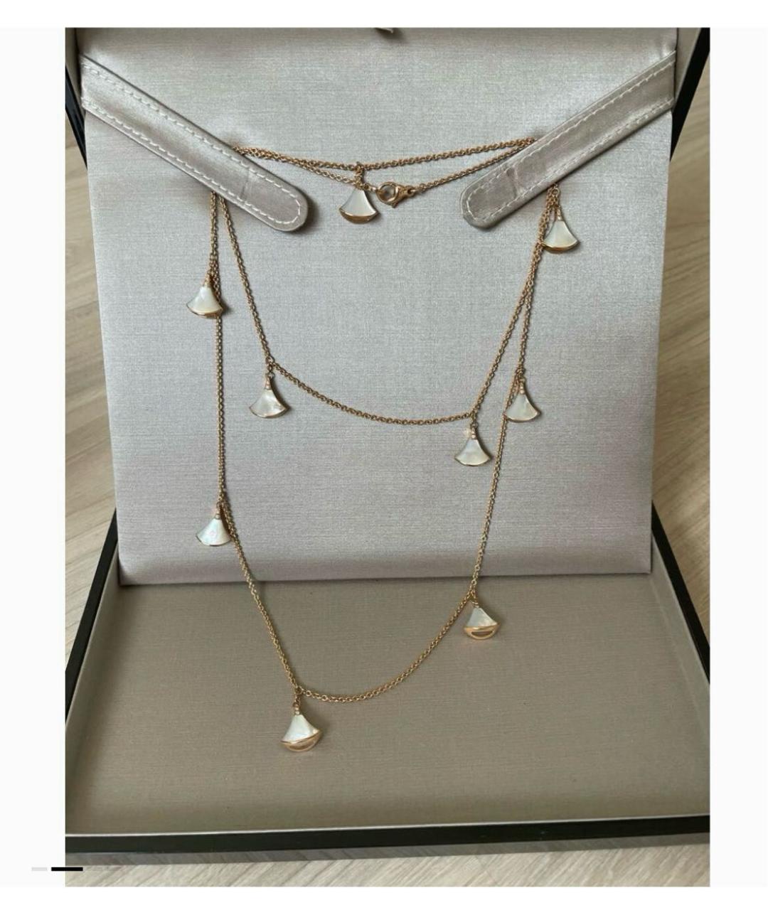 BVLGARI Золотое колье из розового золота, фото 2