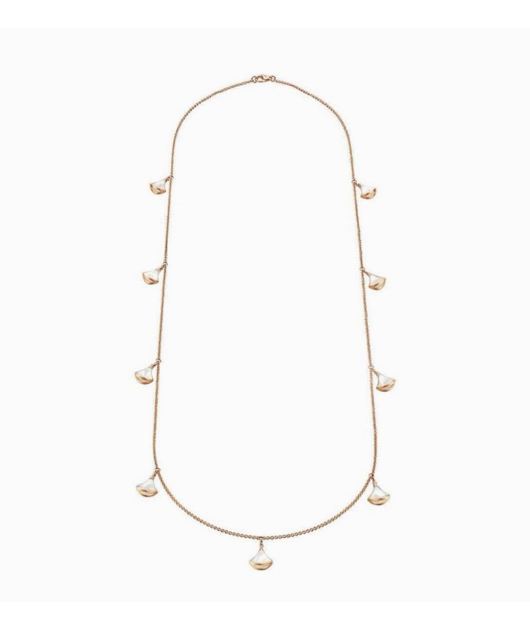 BVLGARI Золотое колье из розового золота, фото 3