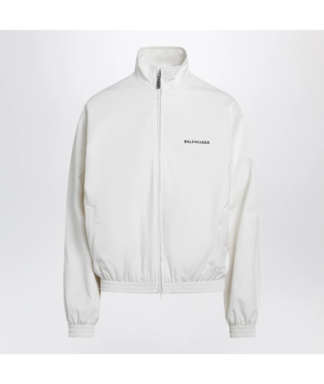 BALENCIAGA Белая полиэстеровая куртка, фото 3