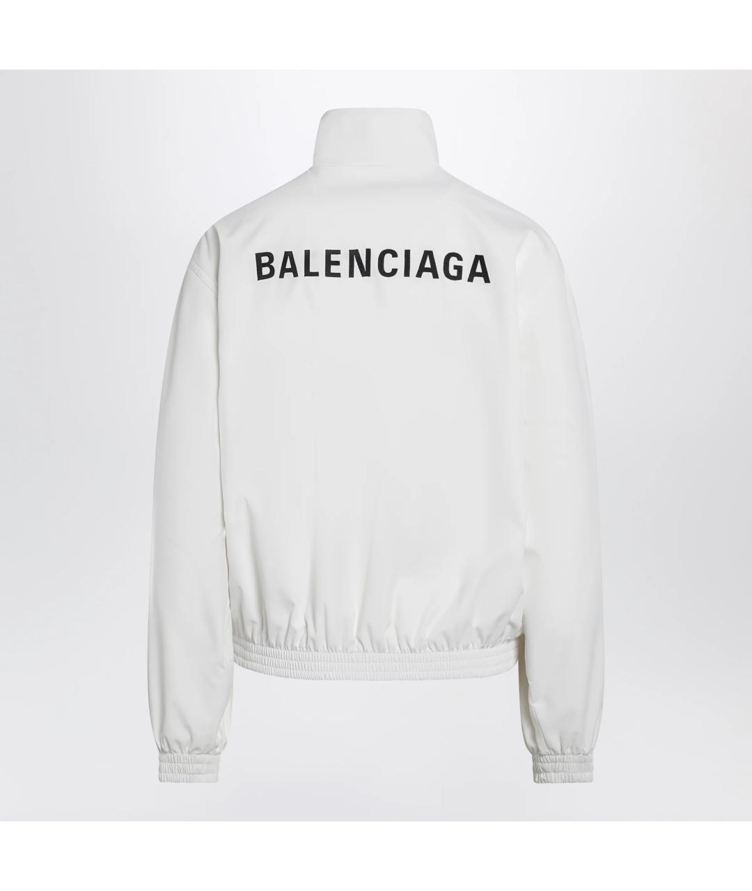 BALENCIAGA Белая полиэстеровая куртка, фото 2