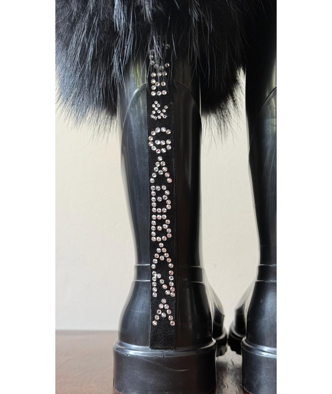 DOLCE&GABBANA Черные сапоги, фото 5