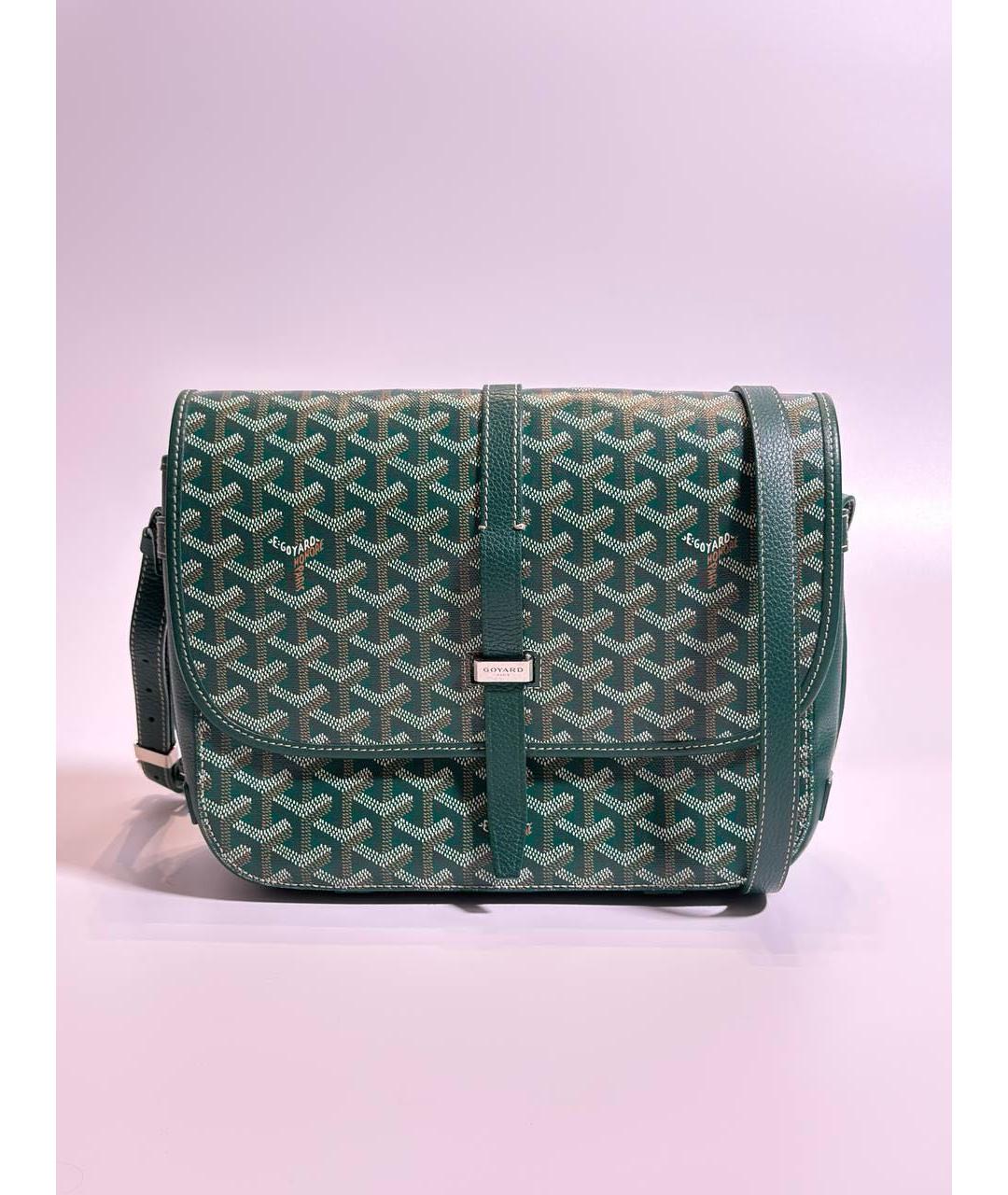 GOYARD Зеленая канва сумка на плечо, фото 2